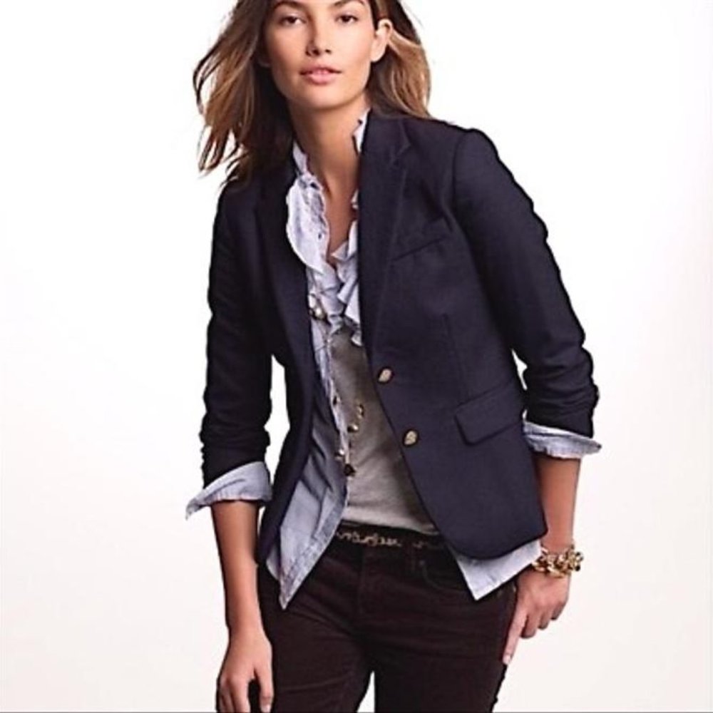 J.Crew Schoolboy Blazer Navy Size 00